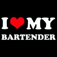 I Love My Bartender, I Heart My Bartender Cooling Performance Crew T-Shirt