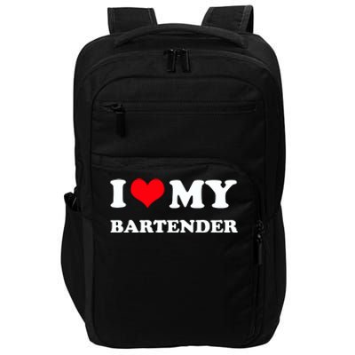 I Love My Bartender, I Heart My Bartender Impact Tech Backpack