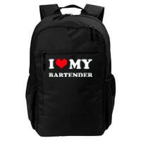 I Love My Bartender, I Heart My Bartender Daily Commute Backpack