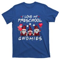 I Love My Preschool Gnomies Valentine's Day Teacher Funny Gift Meaningful Gift T-Shirt