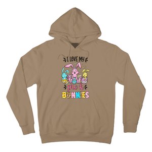 I Love My Pre K Bunnies Cute Teacher Easter Day Bunny Egg Hoodie