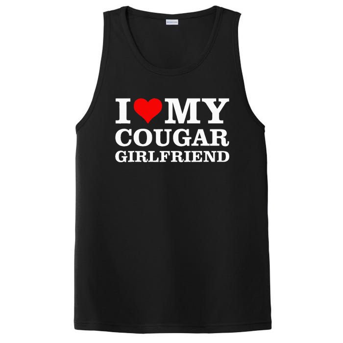 I Love My Cougar Girlfriend I Heart My Cougar Girlfriend GF PosiCharge Competitor Tank