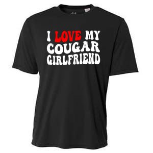 I Love My Cougar Girlfriend I Heart My Cougar Girlfriend Cooling Performance Crew T-Shirt