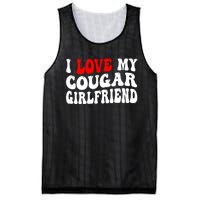 I Love My Cougar Girlfriend I Heart My Cougar Girlfriend Mesh Reversible Basketball Jersey Tank