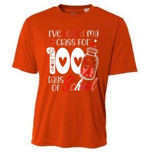 I've Loved My Class For 100 Days Of School Teacher Valentine Cooling Performance Crew T-Shirt