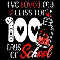 I've Loved My Class For 100 Days Of School Teacher Valentine Impact Tech Backpack