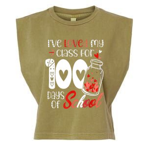 I've Loved My Class For 100 Days Of School Teacher Valentine Garment-Dyed Women's Muscle Tee