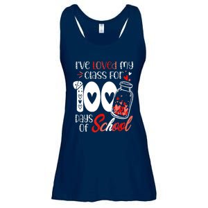 I've Loved My Class For 100 Days Of School Teacher Valentine Ladies Essential Flowy Tank