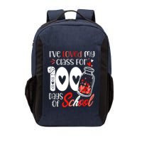 I've Loved My Class For 100 Days Of School Teacher Valentine Vector Backpack