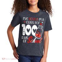 I've Loved My Class For 100 Days Of School Teacher Valentine Kids T-Shirt