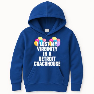 I lost my virginity in a detroit crackhouse  Kids Hoodie