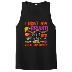 I Lost My Broom So I Became A School Bus Driver Halloween PosiCharge Competitor Tank