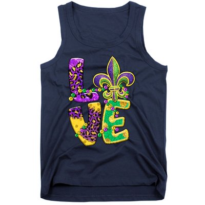 I Love Mardi Gras For Matching Family Fleur De Lis Tank Top