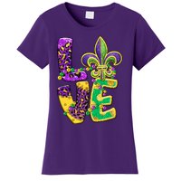 I Love Mardi Gras For Matching Family Fleur De Lis Women's T-Shirt