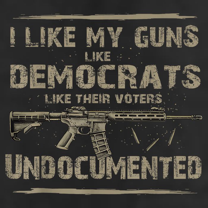 I Like My Guns Like Democrats Like Their Voters Undocumented Cool Comfort Performance Bucket Hat