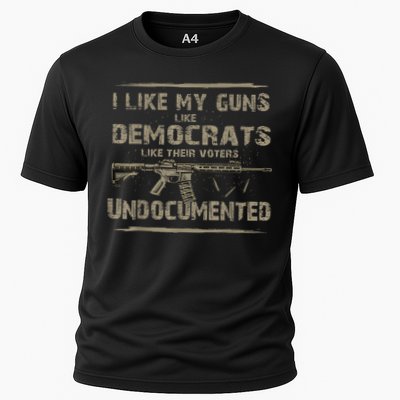 I Like My Guns Like Democrats Like Their Voters Undocumented Performance Shirt