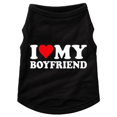 I Love My Boyfriend I Heart My Boyfriend BF Doggie Tank