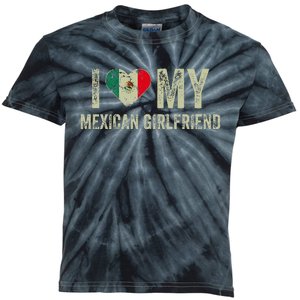 I Love My Mexican Girlfriend Mexico Flag Funny Boyfriend Kids Tie-Dye T-Shirt