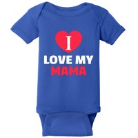 I Love My Loving Mama Grandma Grand Family Gift Baby Bodysuit