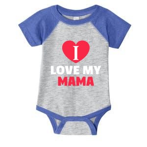 I Love My Loving Mama Grandma Grand Family Gift Infant Baby Jersey Bodysuit