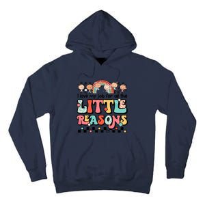 I Love My Job For All The Little Reasons Teacher Student Retro Tall Hoodie