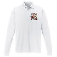 I Love My Job For All The Little Reasons Teacher Student Retro Performance Long Sleeve Polo