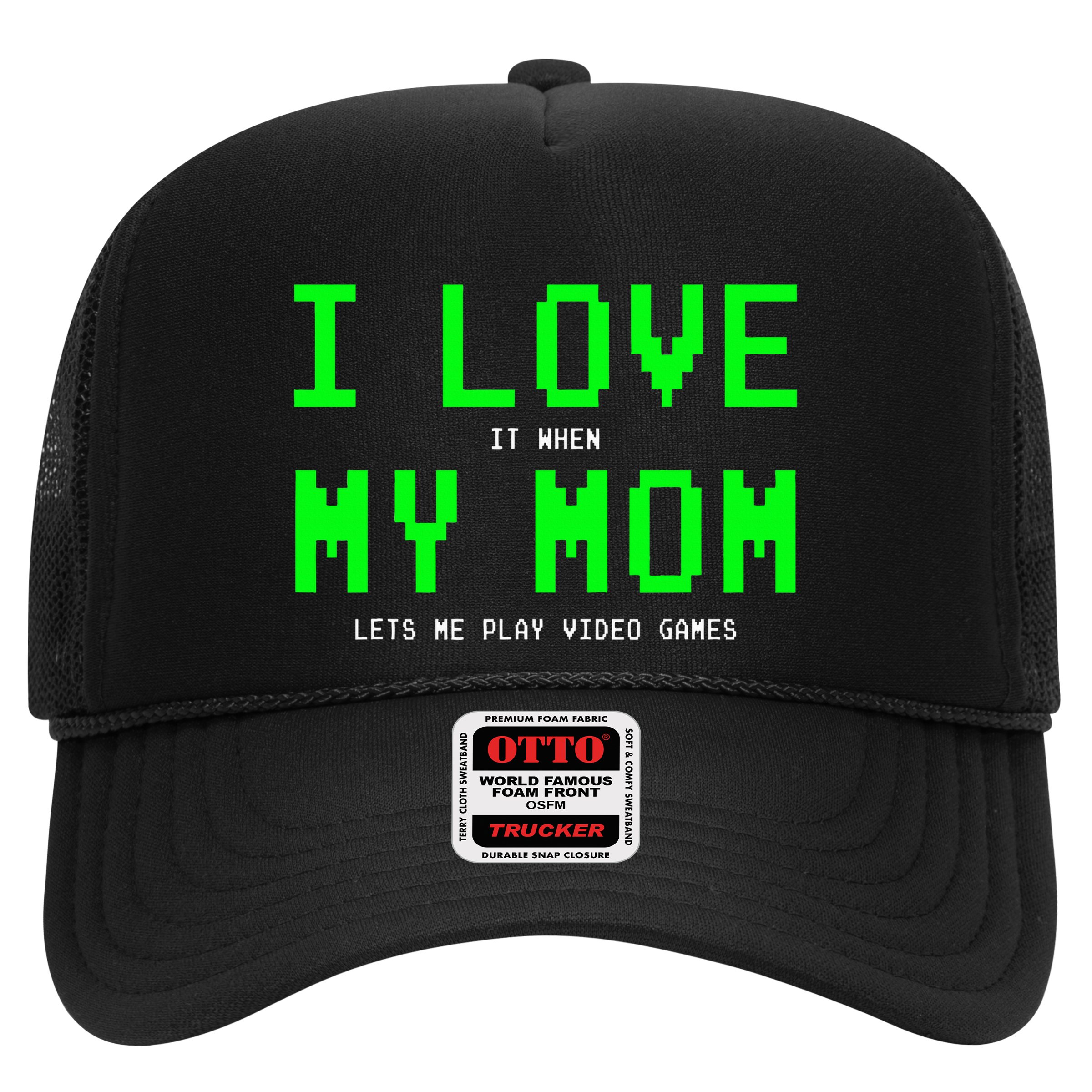 I Love My Mom Gamer Gifts For Video Games Hat