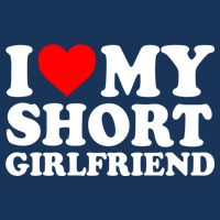 I Love My Short GF | I Love My Short Girlfriend GF 16 in Basic Backpack
