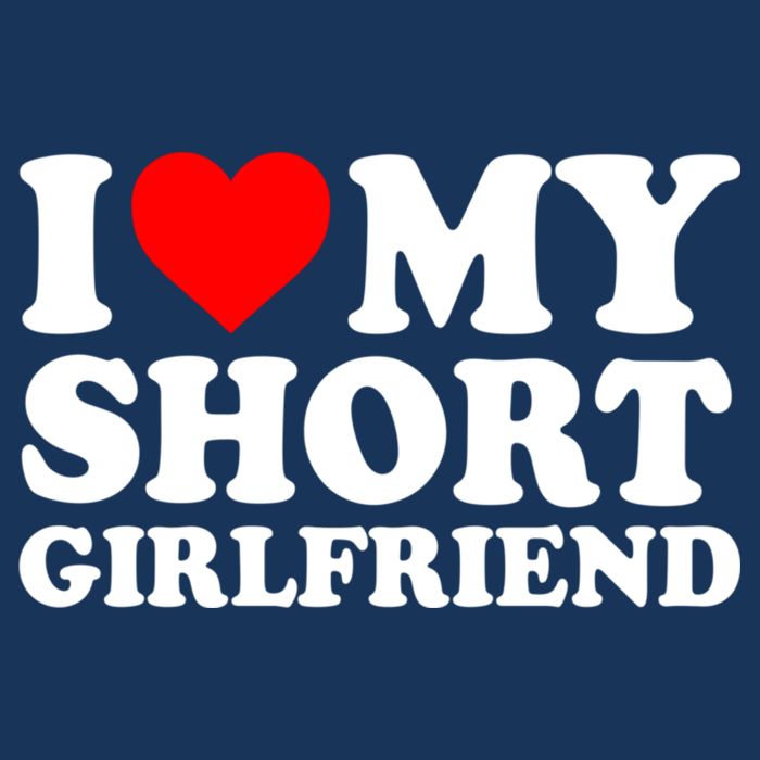I Love My Short GF | I Love My Short Girlfriend GF 16 in Basic Backpack