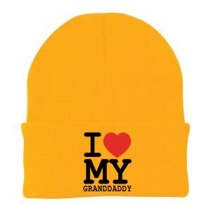 I Love My Granddaddy Family Matching Valentines Day Great Gift Knit Cap Winter Beanie