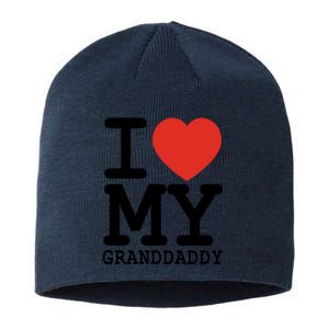 I Love My Granddaddy Family Matching Valentines Day Great Gift Sustainable Beanie