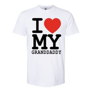 I Love My Granddaddy Family Matching Valentines Day Great Gift Softstyle CVC T-Shirt