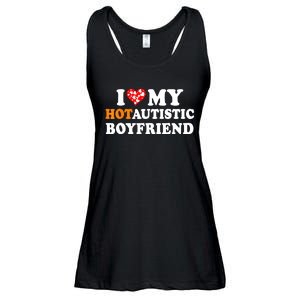 I Love My Hot Autistic Boyfriend Ladies Essential Flowy Tank