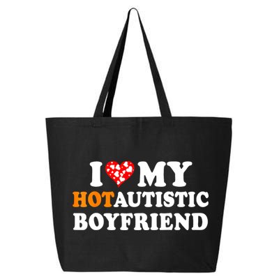 I Love My Hot Autistic Boyfriend 25L Jumbo Tote