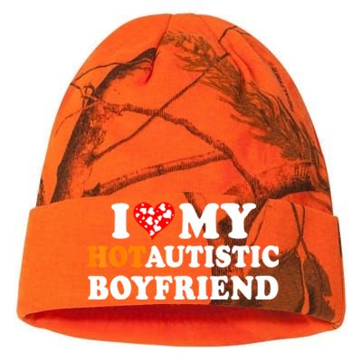 I Love My Hot Autistic Boyfriend Kati Licensed 12" Camo Beanie