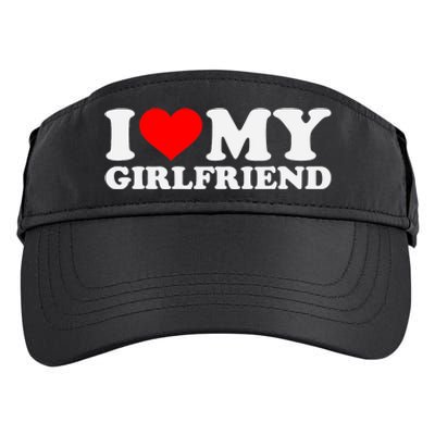 I Love My Hot Girlfriend GF I Heart My Hot Girlfriend Adult Drive Performance Visor