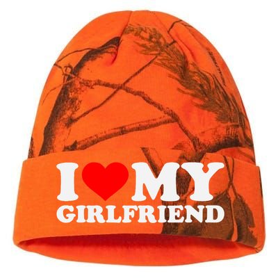 I Love My Hot Girlfriend GF I Heart My Hot Girlfriend Kati Licensed 12" Camo Beanie