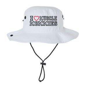 I Love Muscle Mommies, I Heart Muscle Mommies, Muscle Mommy Legacy Cool Fit Booney Bucket Hat