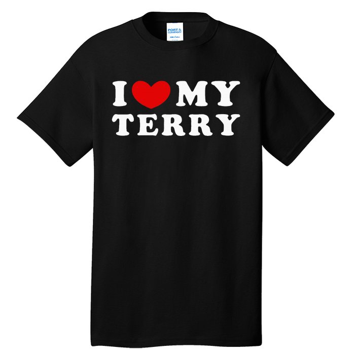 I Love My Terry Tall T-Shirt