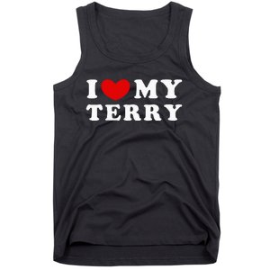 I Love My Terry Tank Top