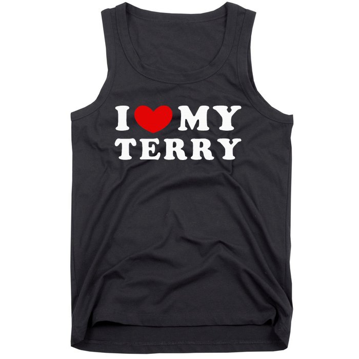 I Love My Terry Tank Top