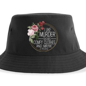 I Like Murder Shows Comfy Clothes Sustainable Bucket Hat