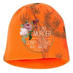 I Like Murder Shows Comfy Clothes Kati - Camo Knit Beanie