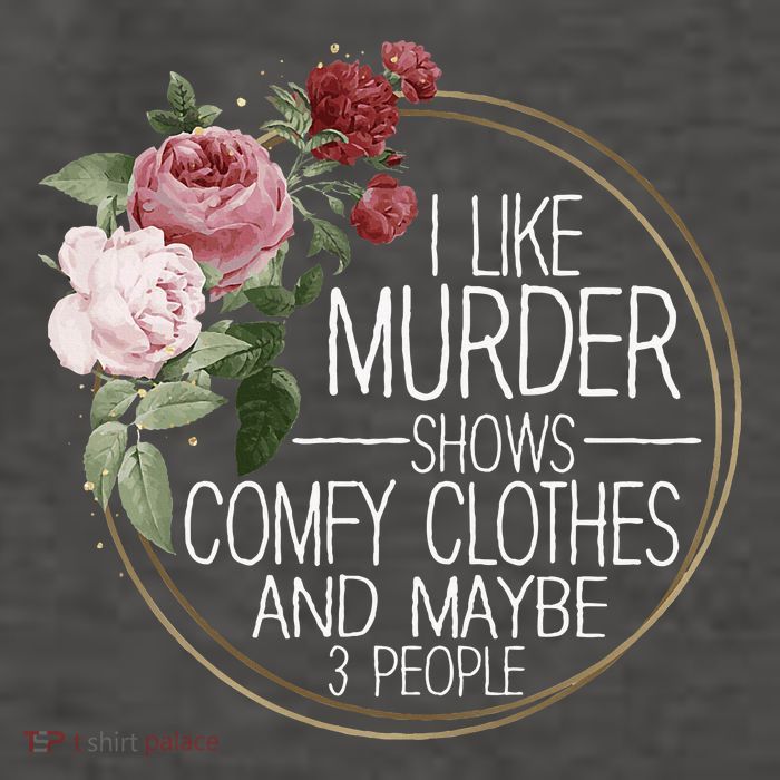 I Like Murder Shows Comfy Clothes Vector Backpack