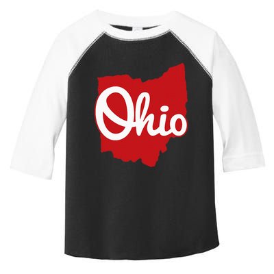 I Love My Ohio Home Script Ohio Toddler Fine Jersey T-Shirt