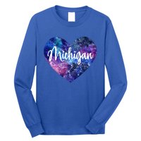 I Love Michigan Usa Great Gift Long Sleeve Shirt