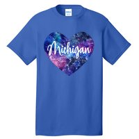 I Love Michigan Usa Great Gift Tall T-Shirt