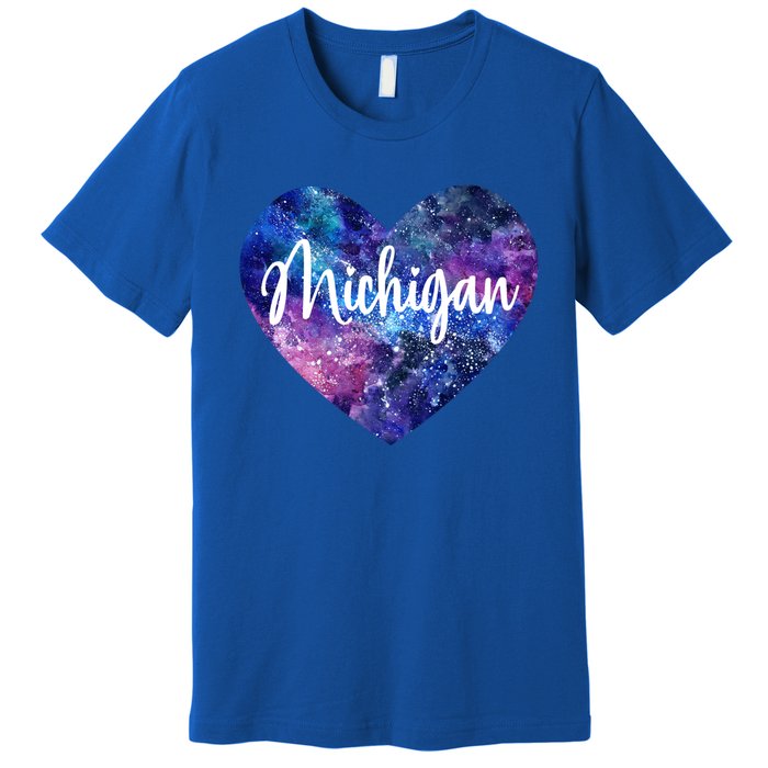 I Love Michigan Usa Great Gift Premium T-Shirt