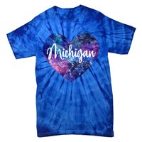 I Love Michigan Usa Great Gift Tie-Dye T-Shirt