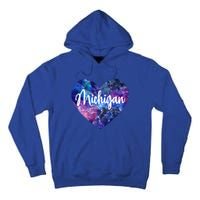 I Love Michigan Usa Great Gift Tall Hoodie